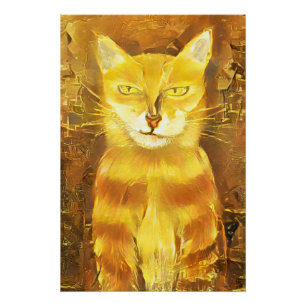 Kat 8 - De gouden vlek Perfect Poster