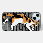 Kat aan de muur Case-Mate iPhone case (Achterkant (horizontaal))