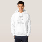 Kat aan Golf (lichte kleuren) Hoodie (Voorkant volledig)