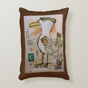 Kat aan het werk accent kussen