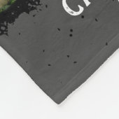 Kat Aangepaste foto Collage Faded Grenzen zwart gr Fleece Deken (Hoek)