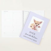 Kat aangepaste foto lavendel 2026 planner (Display)