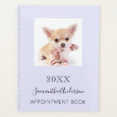 Kat aangepaste foto lavendel 2026 planner (Voorkant)