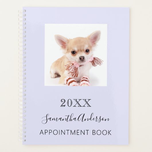 Kat aangepaste foto lavendel 2026 planner (Voorkant)