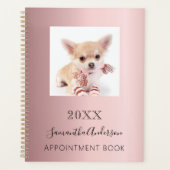 Kat aangepaste foto roze planner (Voorkant)