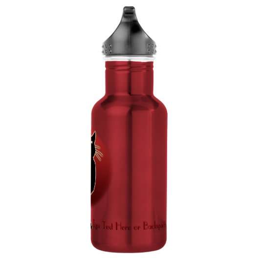 Kat Aangepaste kattendekflesje Waterfles (Rechts)