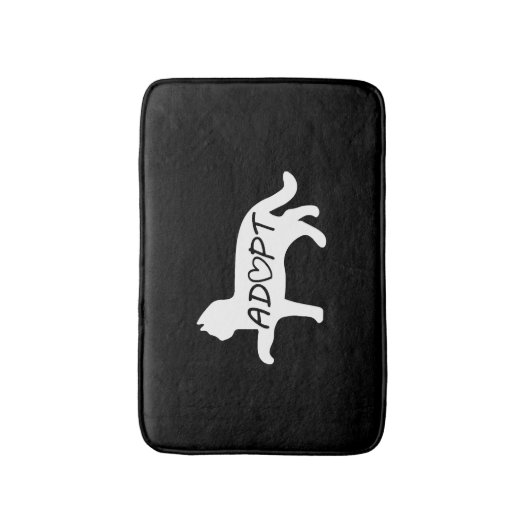 Kat aannemen badmat (Voorkant Verticaal)