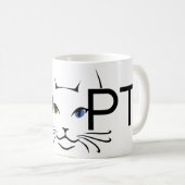 Kat aannemen koffiemok (Voorkant rechts)