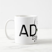 Kat aannemen koffiemok (Links)