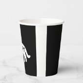 Kat aannemen papieren bekers (Links)