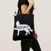 Kat aannemen tote bag (Dichtbij)