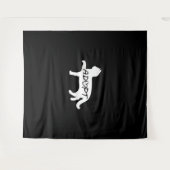 Kat aannemen wandkleed (Voorkant (horizontaal))