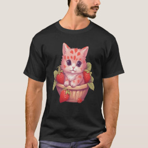 Kat Aardbei T-shirt
