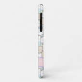 Kat Abstract Jouw naam Paars Roze Cute Case-Mate iPhone Case (Achterkant/links)