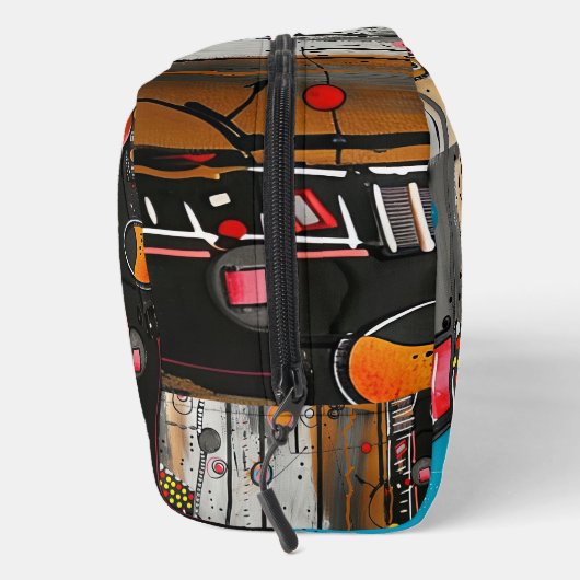 Kat Abstracte toilettas Toilettasje (Rechts)