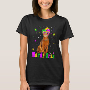 Kat Abyssiniaal Masker Mardi Gras Carnivaledieren  T-shirt