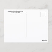 Kat achter een boom Franz Marc Briefkaart (Achterkant)