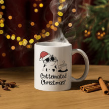 Kat-achtige Kerstkoffie en Kattenliefhebber Vakant