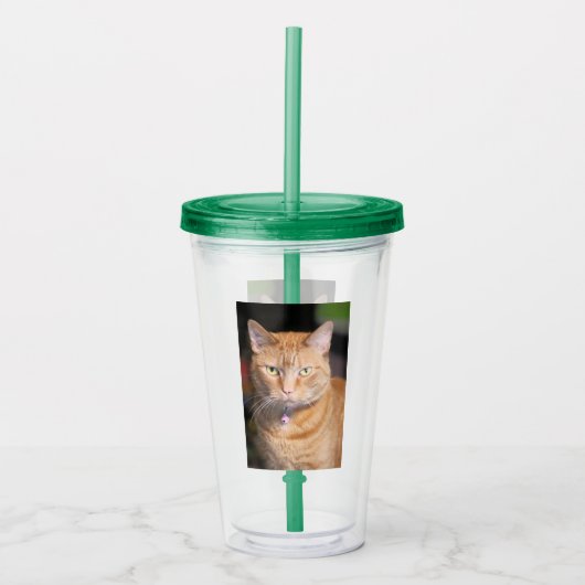Kat Acryl Drinkbeker (Voorkant)