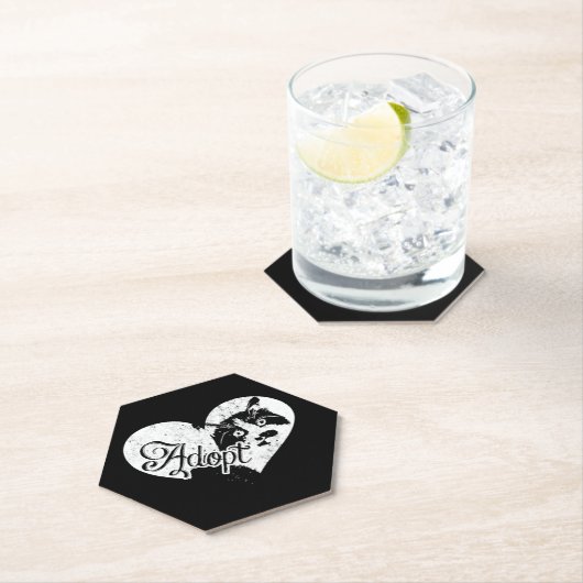 KAT ADOPTEREN KARTONNEN ONDERZETTERS (Insitu)