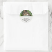  Kat Adresetiketten Ronde Sticker (Tas)