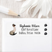 Kat-adreslabel Etiket (Insitu)