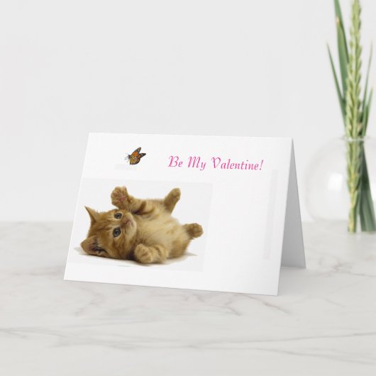 Kat-afbeelding voor Valentijnse kaart (Voorkant)