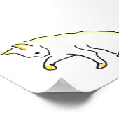 Kat afdrukken poster (Hoek)