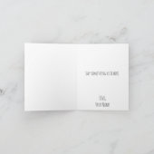 Kat Afgestudeerd Vouwbare Wenskaart Kaart (Binnen)