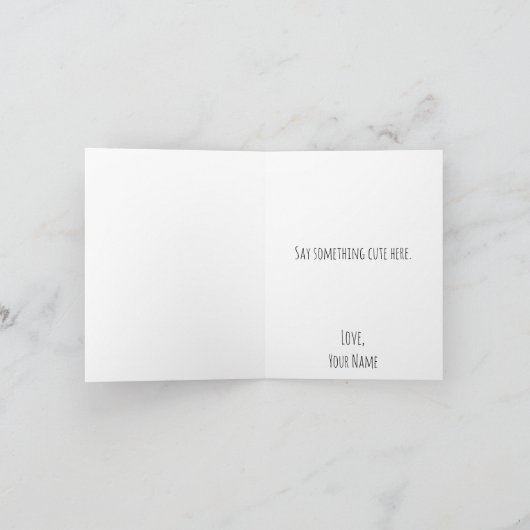 Kat Afgestudeerd Vouwkaart Kaart (Binnen)