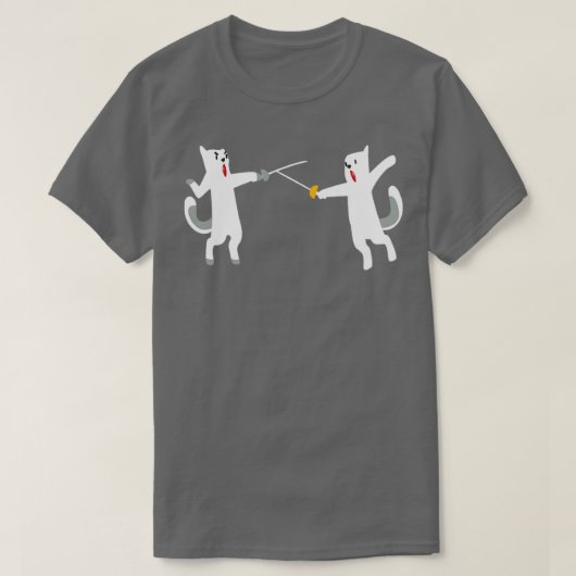 Kat-afschermingsafsluiters voor gesmeerde katten t-shirt (Design voorkant)