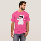 Kat-afspeelflut T-shirt (Voorkant volledig)