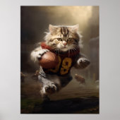 Kat-afspeelFootball Poster (Voorkant)