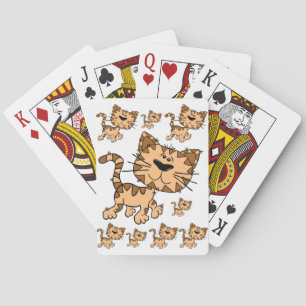 Kat-afspeelkaartdeck Pokerkaarten