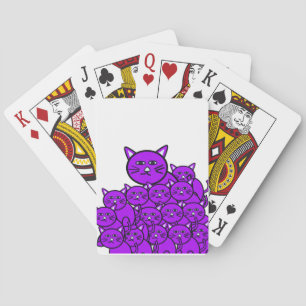 Kat-afspeelkaartdeck Speelkaarten