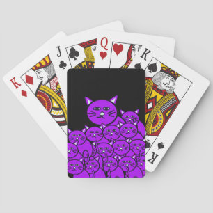 Kat-afspeelkaartdeck Speelkaarten