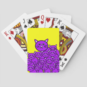 Kat-afspeelkaartdeck Speelkaarten