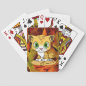 Kat-afspeelkaartdeck Speelkaarten (Achterkant)