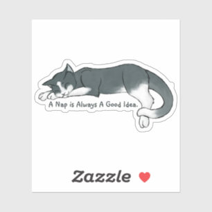 Kat aftappen sticker