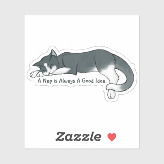 Kat aftappen sticker (Vel)