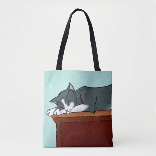 Kat aftappen tote bag (Voorkant)
