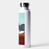 Kat aftappen waterfles (Links)