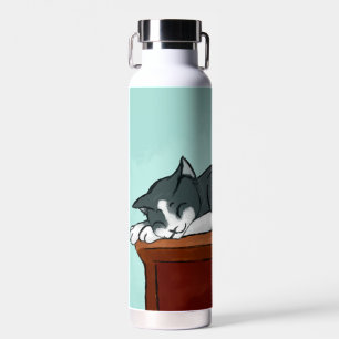 Kat aftappen waterfles