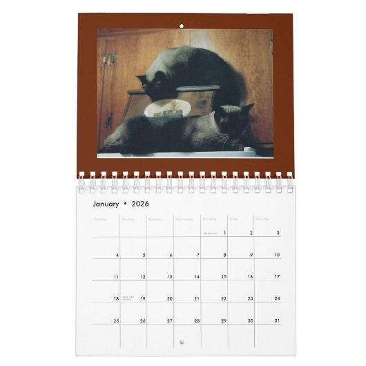Kat Agenda Kalender (Jan 2026)