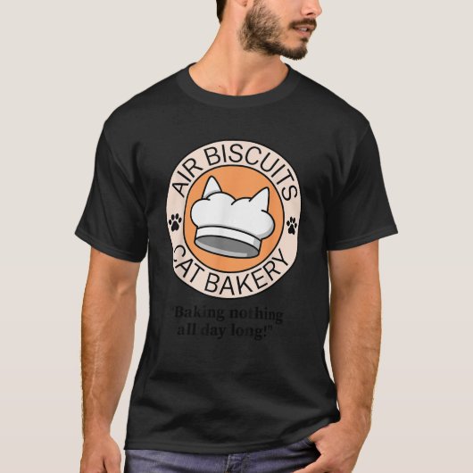 Kat Air Biscuits Cat Bakery T Shirt (Voorkant)