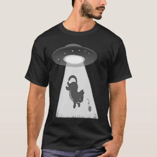 Kat Alien Nier UFO We maken garen T-shirt