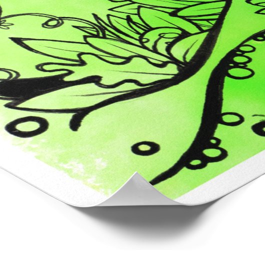 Kat Aloft - Afdruk poster (Hoek)