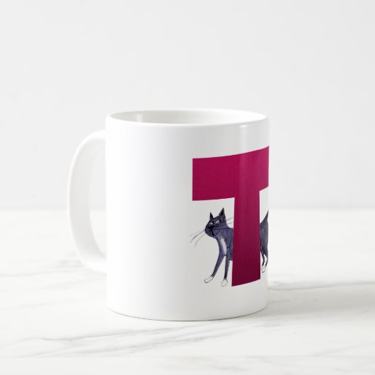 Kat Alphabet T Mok (Voorkant links)