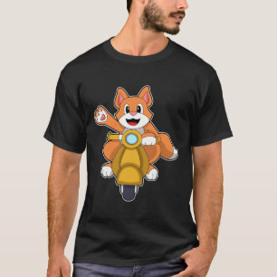 Kat als Biker met Scooter.PNG T-shirt