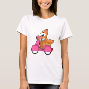 Kat als Biker met Scooter.PNG T-shirt